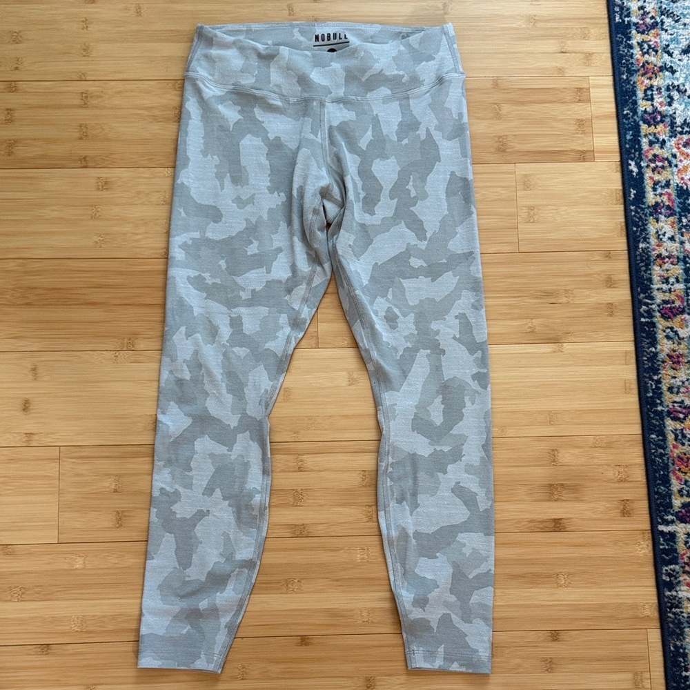 Nobull Camo Leggings - Gray